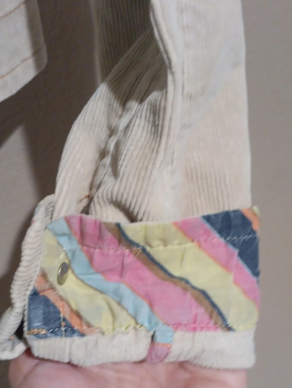 Vtg Y2K Abercrombie & Kids Cream Jacket